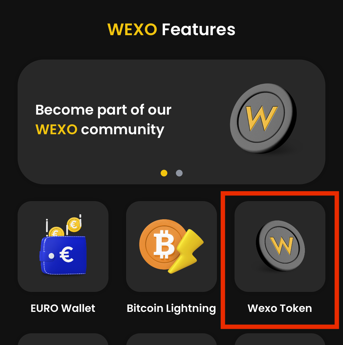 Wexo Features